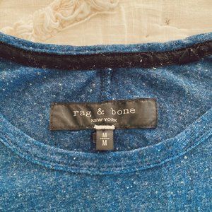 rag & bone unisex lightweight garment-washed cotton tee